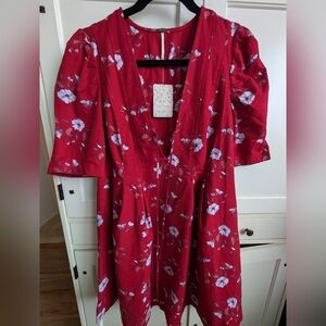 Free People Raspberry Adelle Dress/Tunic